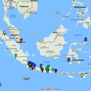 Lokasi Kampus & Peta Program Perkuliahan Shift Nomor